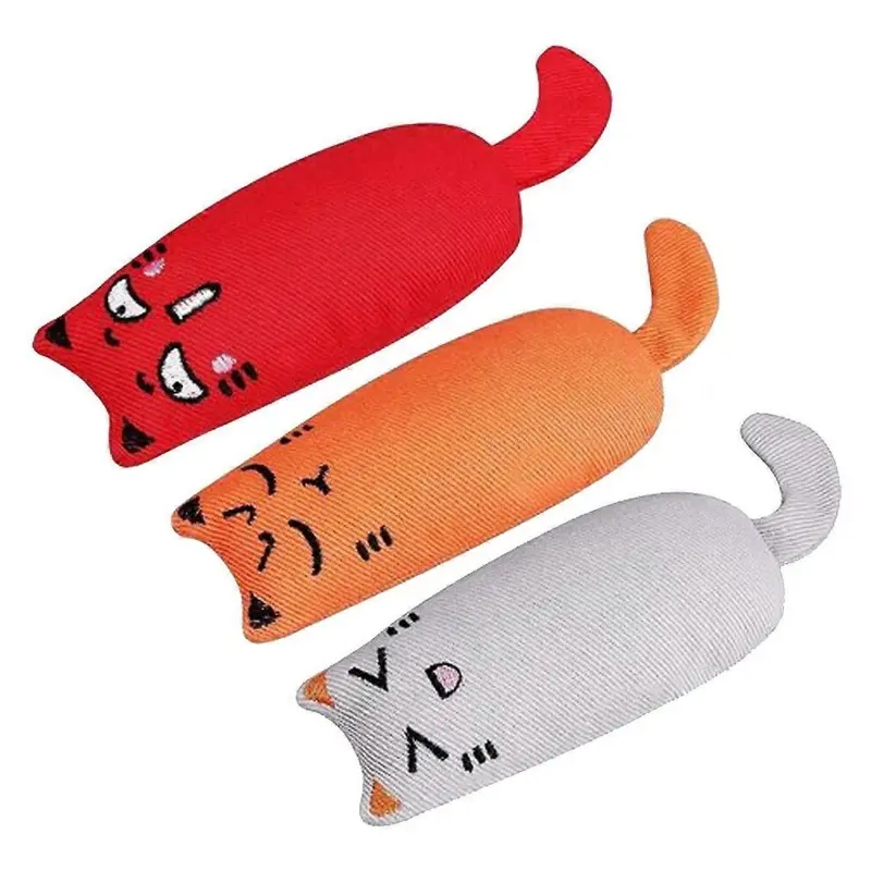 Willbond Cat Plush Dental Cleaning Toys Plush Toy