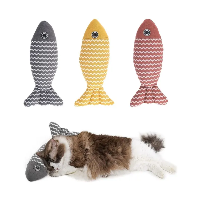 Zeuxo Catnip Toys For Indoor Cats, Cuddly Toys Size 3