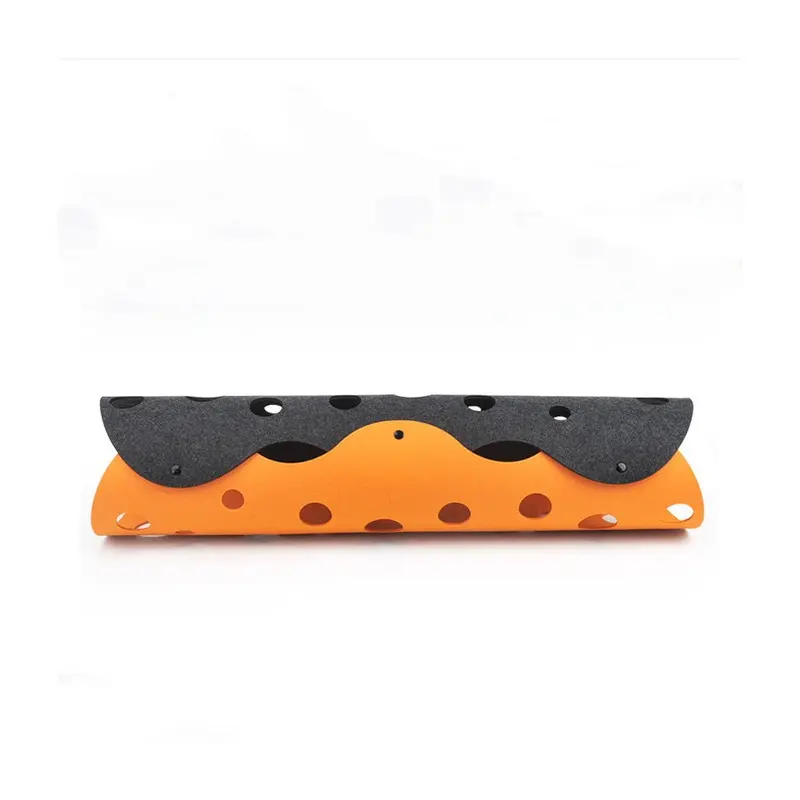 Hod Pets Orange/Black ( Black) Collapsible Felt Cat Tunnel Nest Interactive Toys