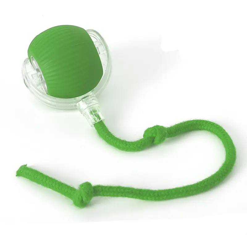 Green/Red () Rechargeable Long Tail Interactive Cat Toy Ball