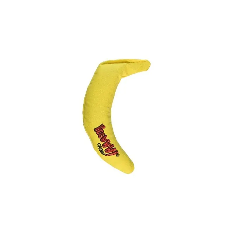 Yeowww! Yellow Banana Catnip Toy (2 Pack) Size 2