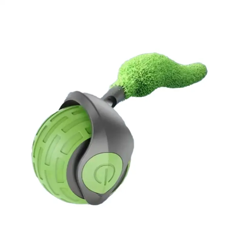 Senza Marchio Green Interactive Cat Toy Indoor Smart Interactive Cat Toy Ball