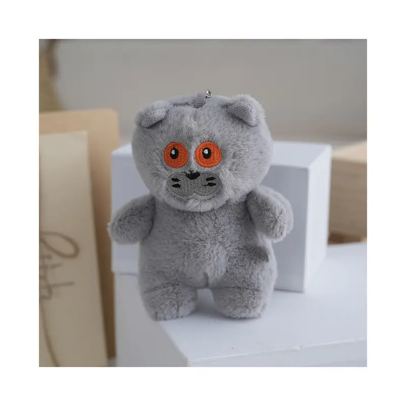 Girls Gray (Gray) Soft And Fluffy Plush Cat Toy Perfect Stuffed Animal For
