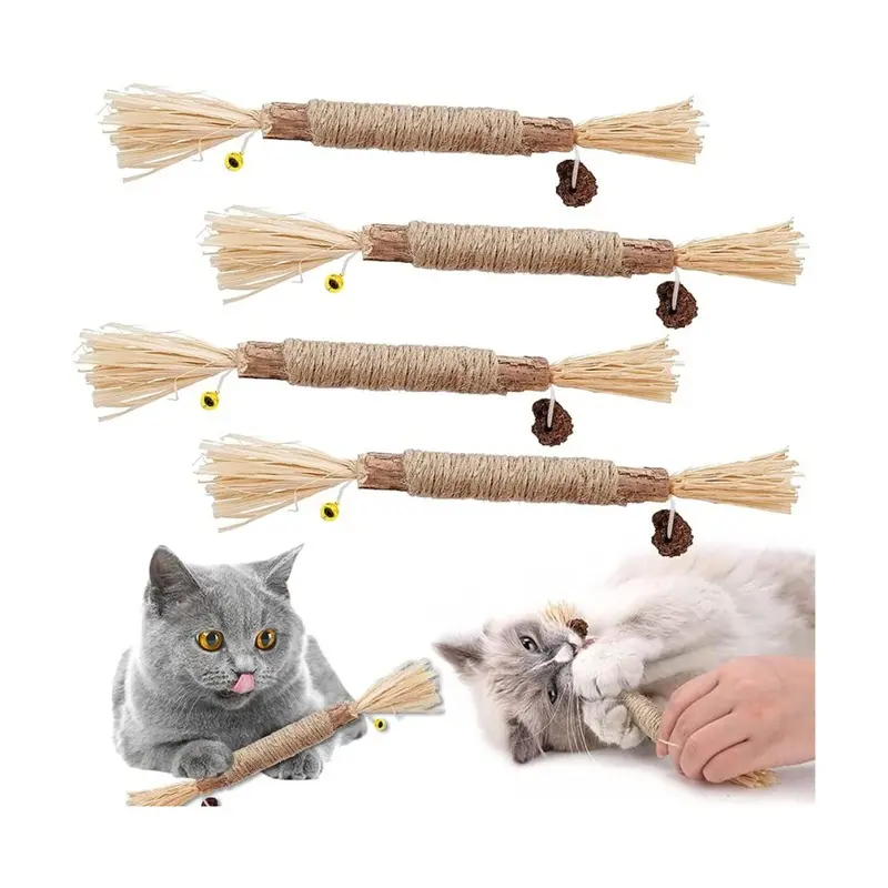 Zeuxo Cat Chew Stick|Catnip Stick|Molar Cat Interactive|Cat Toy Small