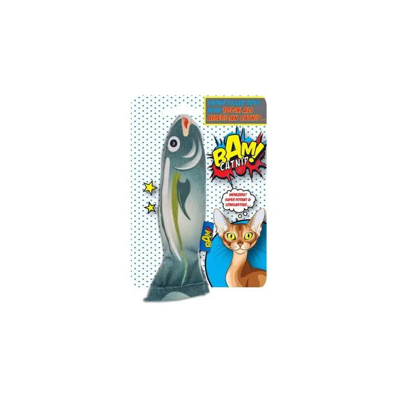 Bam! (Fish) Catnip Infused Cat Toy