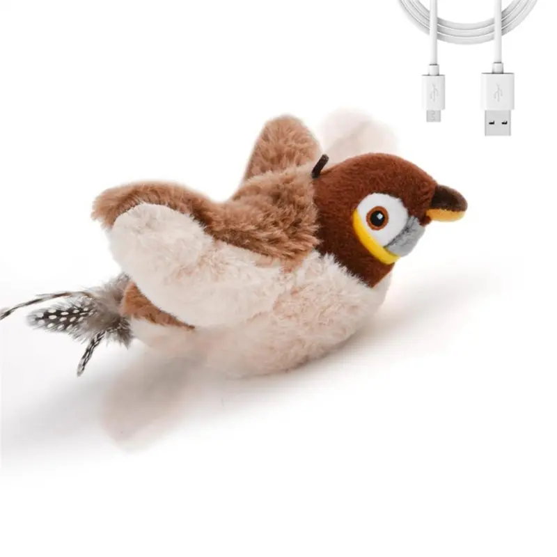 Markenlos Cat Toys Flapping Bird Toys For Pet Toys Usb Rechargeable