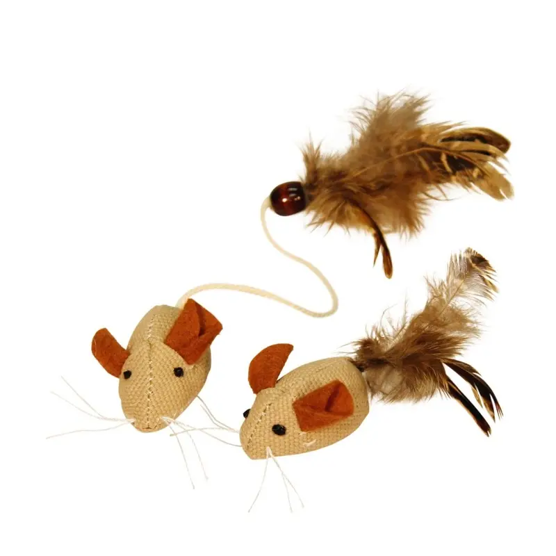 Kerbl Marron Linen Spring Mouse Nature (X2)