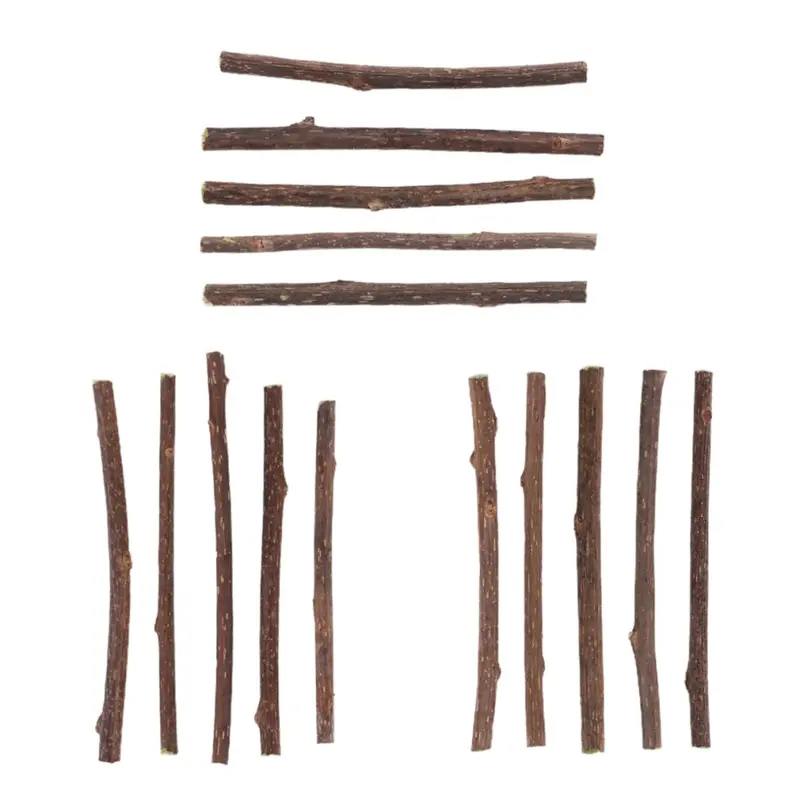 15Pcs Natural Sticks Matatabi Molar Toys for Cat Teeth Cleaning