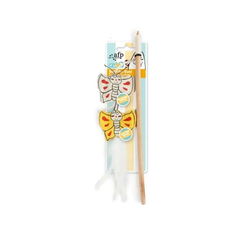 All For Paws Cartoon Butterflies Wand