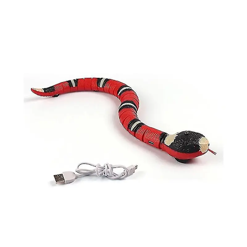 Smart Sensing Snake Cat Toys Electron Interactive Toys For Cats Usb Charging
