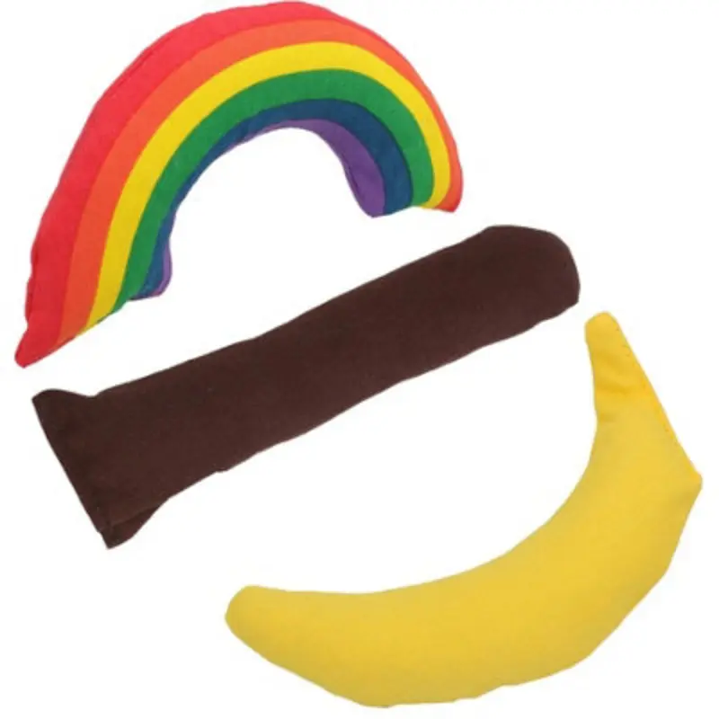 Ab Tools Yeow Cat Kitten Banana, Cigar & Rainbow Toy Bundle With Catnip Toy Play Gift