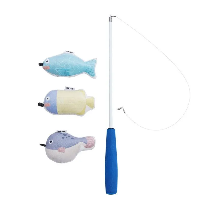 Zeze Telescopic Fishing Rod Cat Teaser | Style: Style A