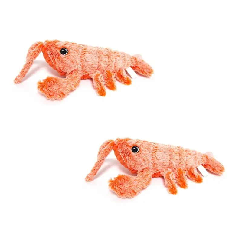 Jojomino Electric Jumping Cat Toys, Simulation Lobster Dog Toy, A