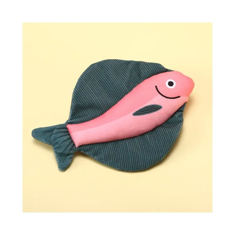 (StyleC) Paper Toy Cat Cat Mint Fish Pet Plush Toy Self Hi Simulation Toy Pet Fish