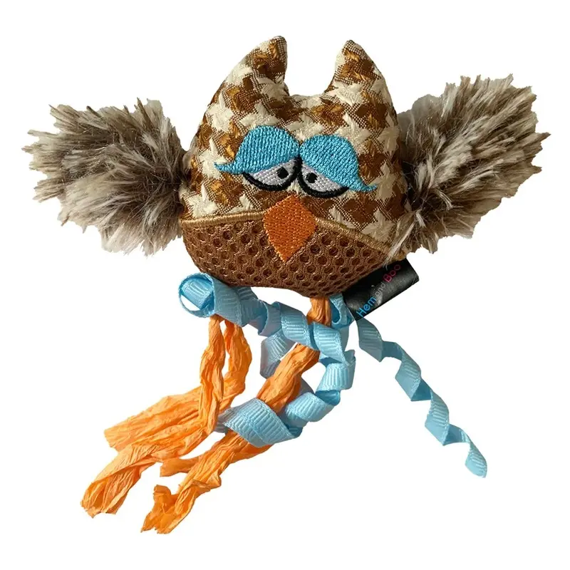 Hemmo & Co Unisex Brown Hemmo And Co Owl Cat Toy