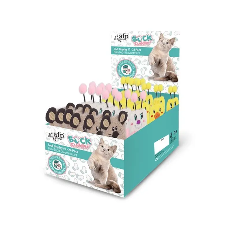 All For Paws Cute Cat Socks (Random) Size 1