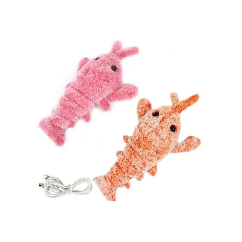 Hod Pets Usb Rechargeable Funny Jumping Lobster Cat Toy Cat Toys