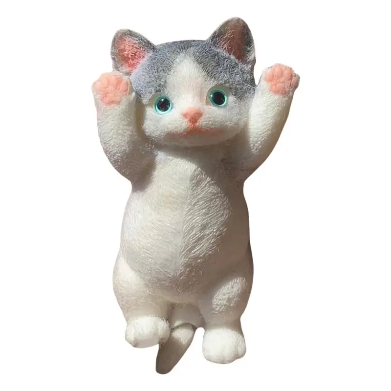 Pink (C) Crown Plush Cat: Soft Anxiety Relief Pet Toy