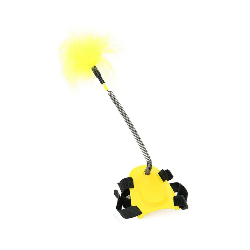 Hkhbjs Yellow (Yellow) Cat Toy Interactive Cat Plush Stick New Toy