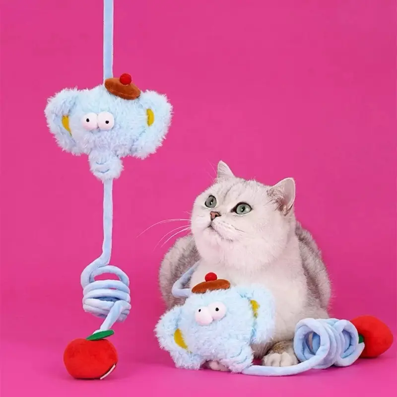Zeze Funny Elephant Elastic Cat Toy