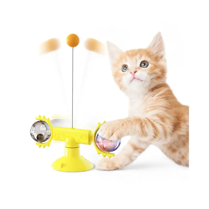 Hkhbjs Pink (Pink) Pet Cat Toy Windmill Toys 300G
