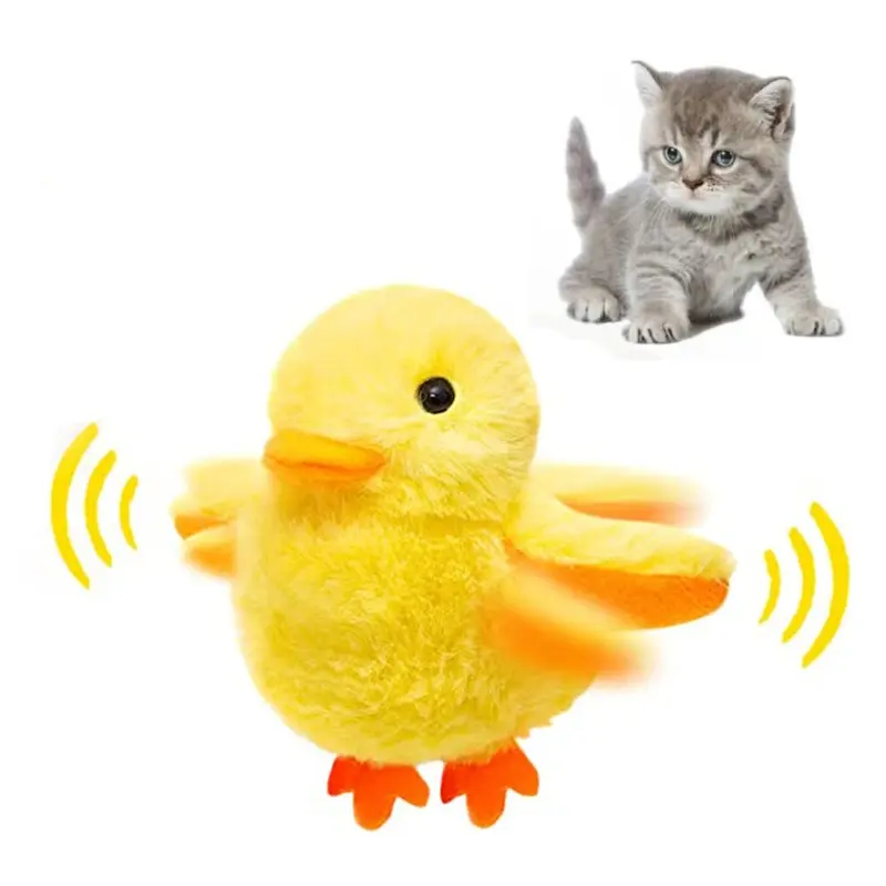 New Ym Cat Toys Rechargeable Flapping Duck Sandpiper