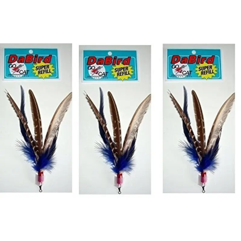 Vt K Gocat Dabird Super Feather Refill Assorted Colors Pack Of Size 3