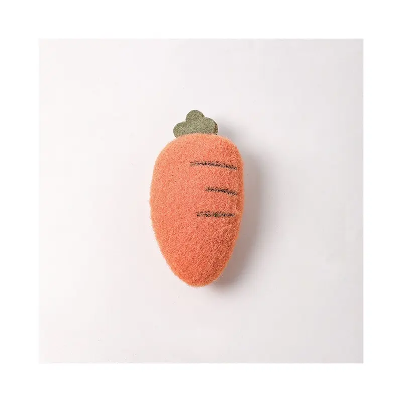 (Carrot) Cat Toys Plush Bring Catnip Design Ladybug And Carrot Appearance Pet Play For