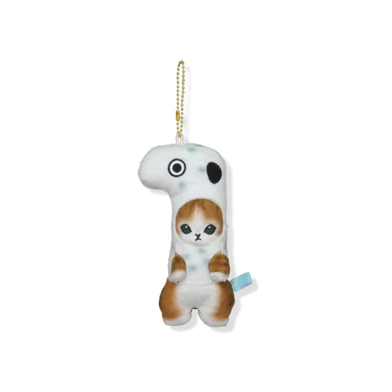 (Eel Cat) Pp Cotton Filled Cat Plush Pendants With Cute Animal Designs Octopus Eel