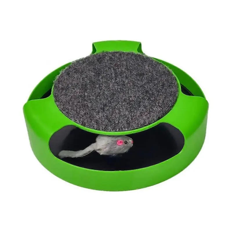 Green Interactive Cat Toy, Mouse Catching Cat Toy, Cat Catnip Toy, Premium Kitten Toy,