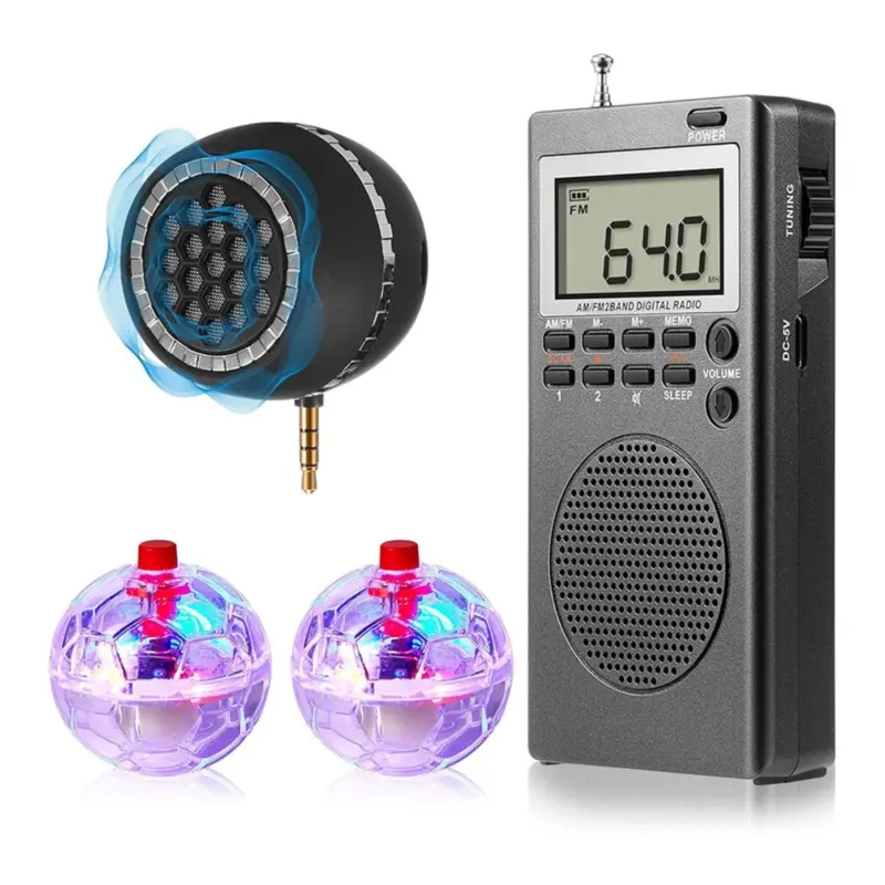 New NeznaKov 4Pcs Spirit Box Kit With Led Cat Ball & Speaker Size 4