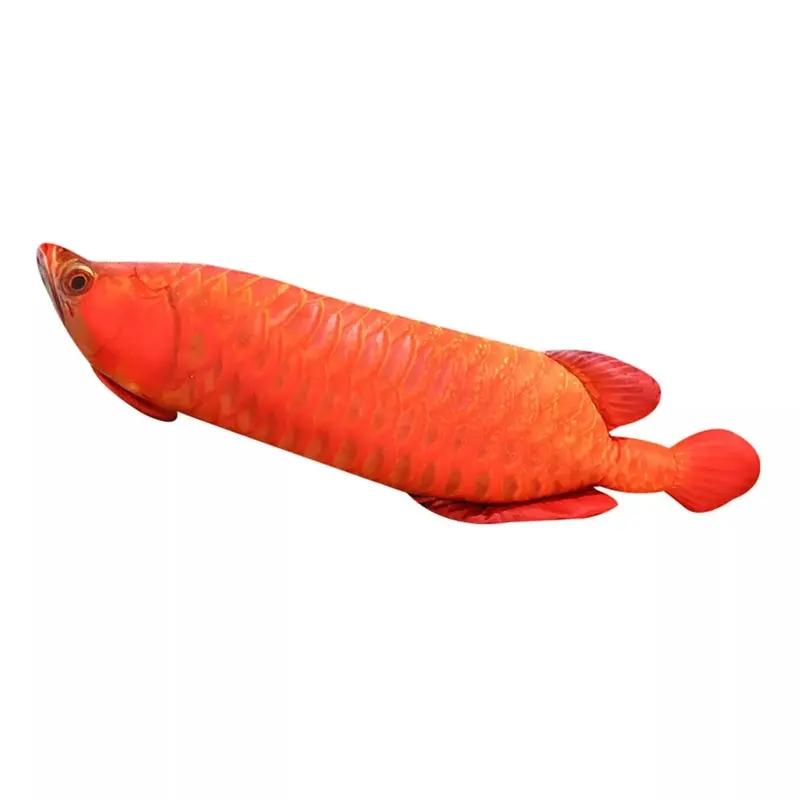 Red (, 40Cm) Fish Plush Pillow Carp Sofa Ornament Simulation Fish Plush Toy Stuffed 40Cm