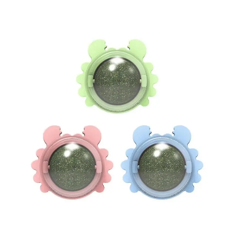 Cat Snack Catnip Ball Solid Nutrition Licking Ball Help Digestion Wall Mount