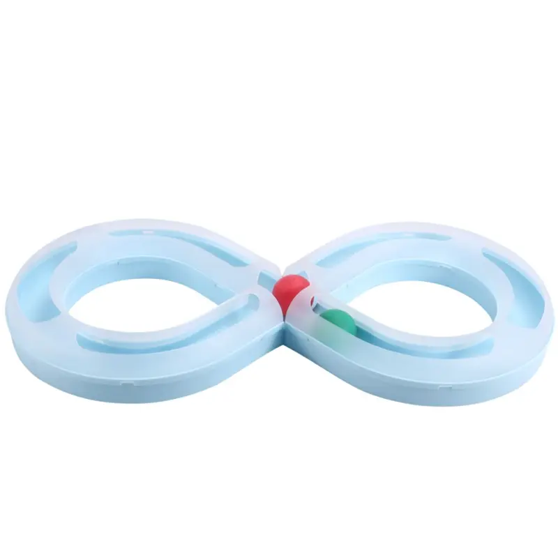 White Household Cat Toy Turntable Cat Teasing Pet Turntable Small