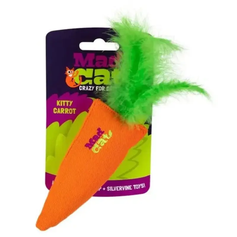 Mad Cat Kitty Carrot Cat Toy Size 1