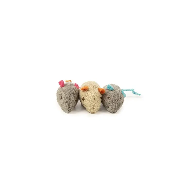 Smartykat Skitter Critters Cat Toy Catnip Mice, Pack Of Size 3