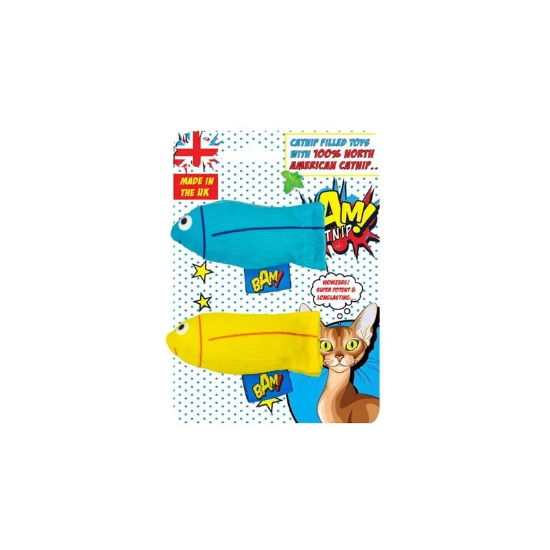 Bam! (2X Tiddler) Catnip Infused Cat Toy
