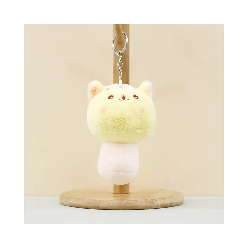 (Mushroom Cat) Cozy Mushroom Plush Toy With Pp Cotton Ideal As A Cute Wedding Gift