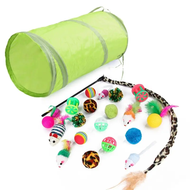New Greenzech Cat Toy Kitten Toys - Variety Pack Set 21Pcs Small