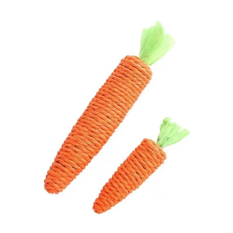 Exogio Cat Toys Sound Carrot Cuddle-Cat Stick Teething Small