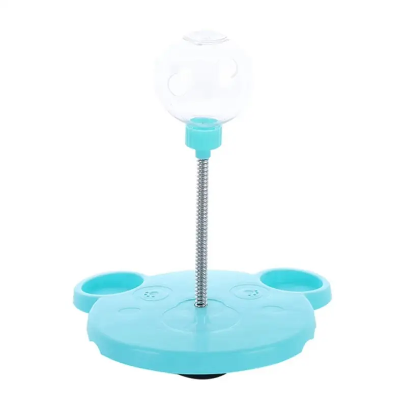 Senza Marchio Blue Interative Food Ball For Pet Indoor Interactive Treat Toy