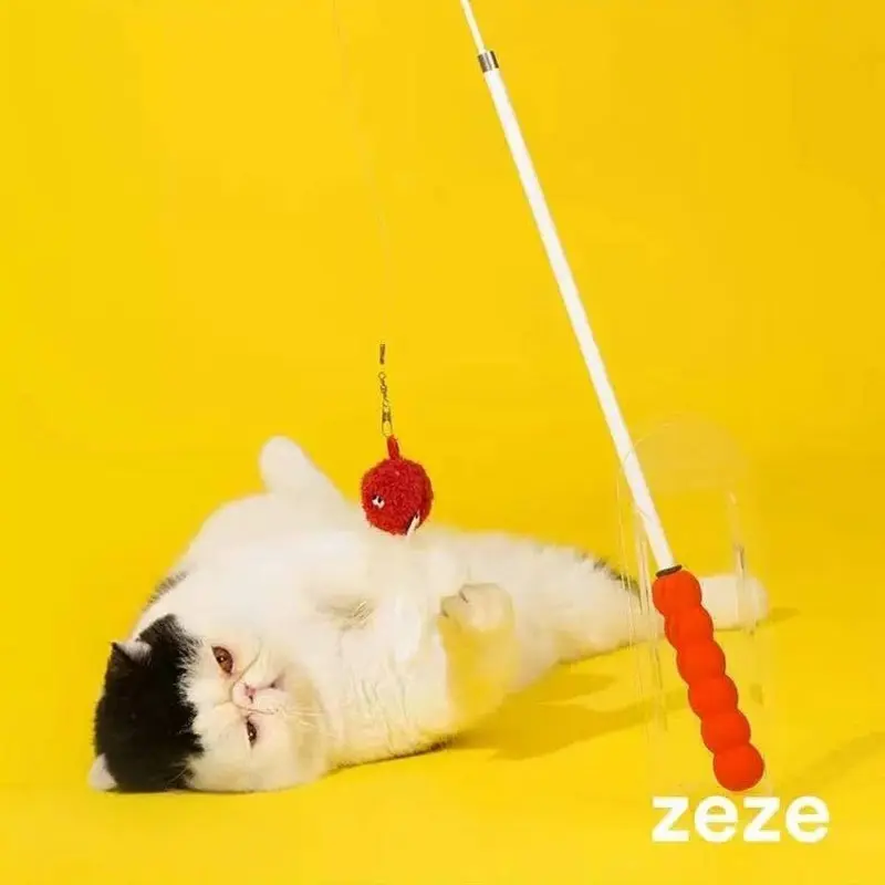 Zeze 42-110Cm Lucky Tanghulu Extendable Cat Teaser