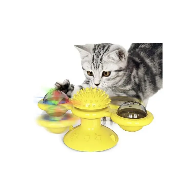 Best Trade Toys Windmill For Cats Puzzle Spinning Turntable Toy