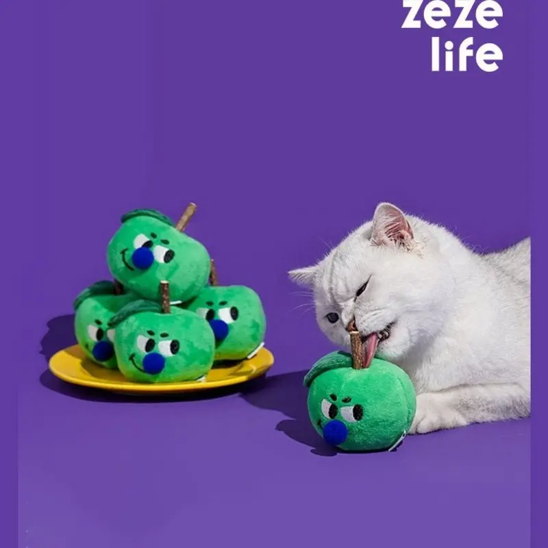Zeze Green Apple Matatabi Toy Size 2