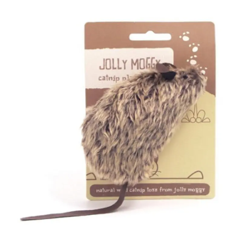 Rosewood Jolly Moggy Catnip Play Mouse Assorted - Pack Of 3 Large