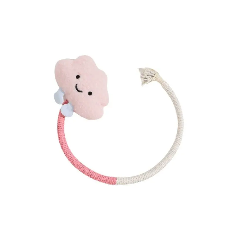 (Cloud) Cotton Rope Plush Cat Toy For Dental Care And Gift Entertainment Interactive
