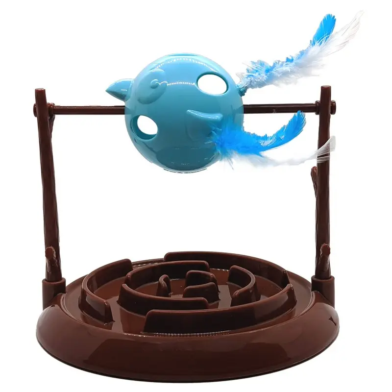 Doc & Phoebes Cat Co. Ethical Pet Products 68033054: Twirly Bird Cat Treat Dispenser