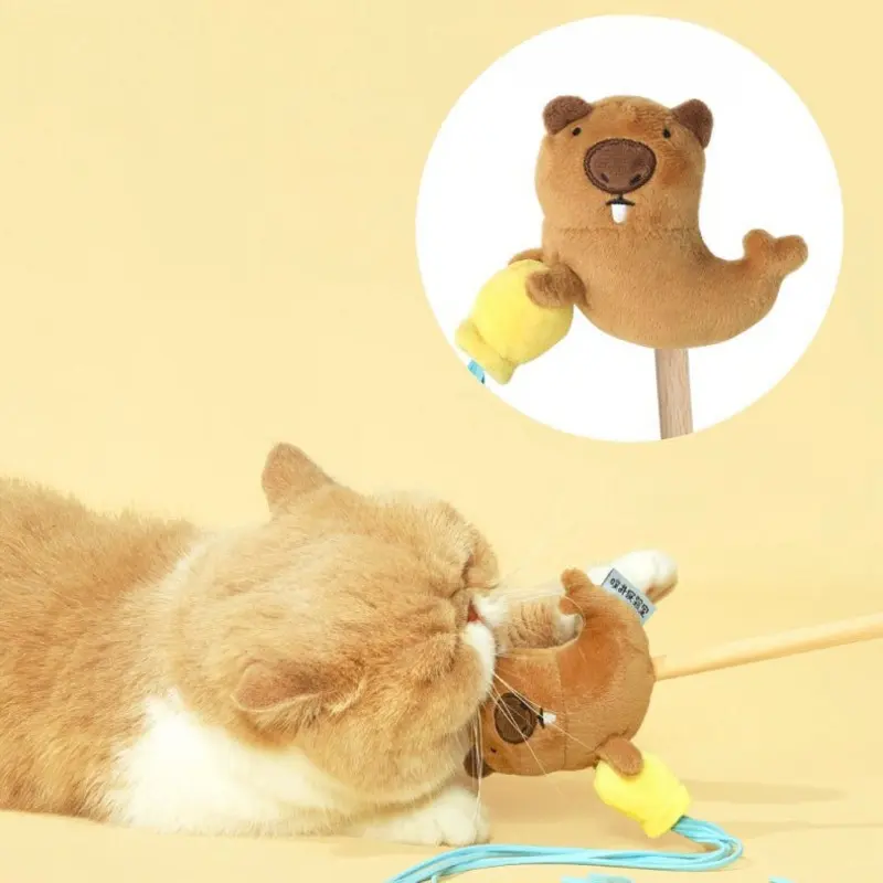 Purlab Groundhog Cat Teaser 9Cm