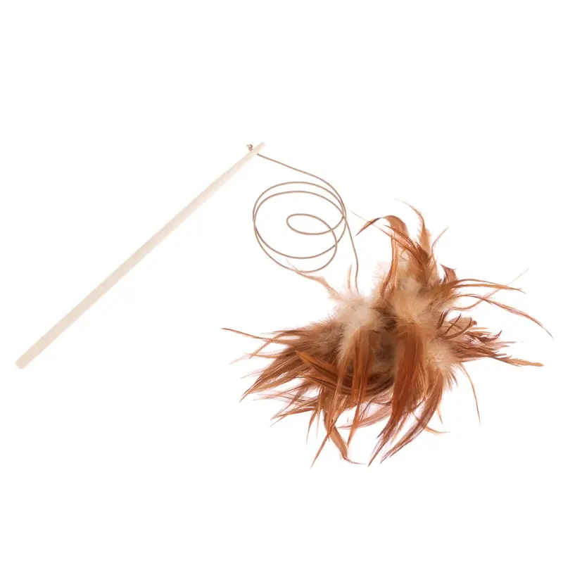 Tiaki Cat Fishing Rod With Feathers - 1 Toy