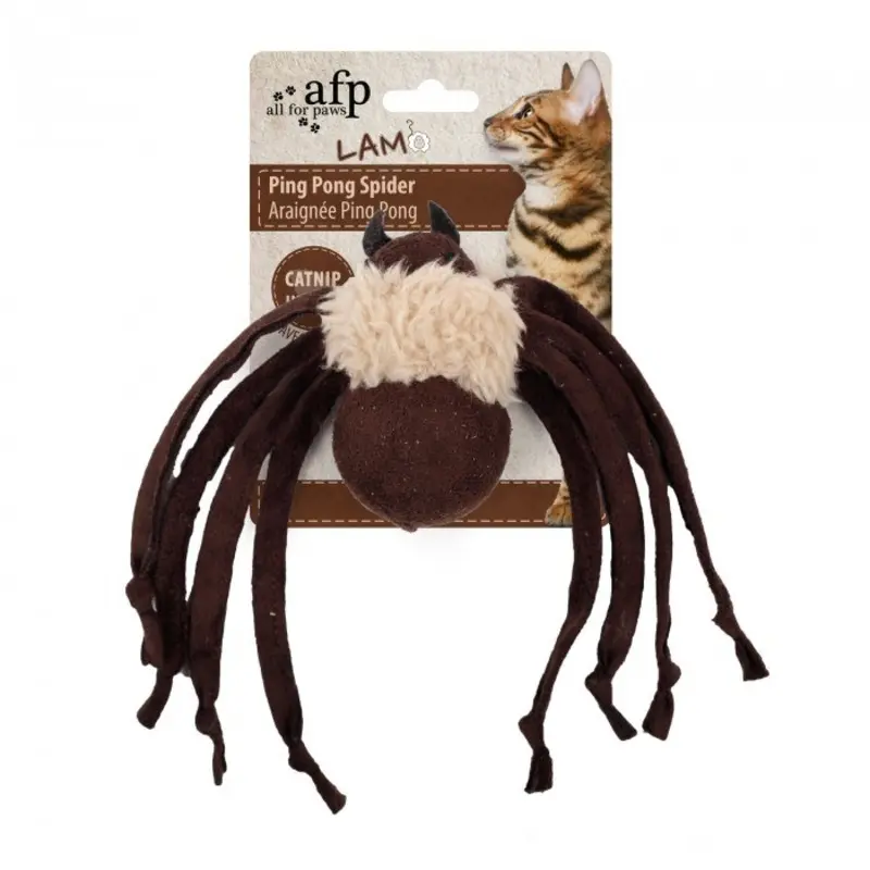 All For Paws Lamb Ping Pong Spider - One Size